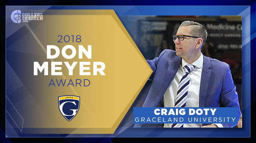 Head Coach Craig Doty Receives Don Meyer Award