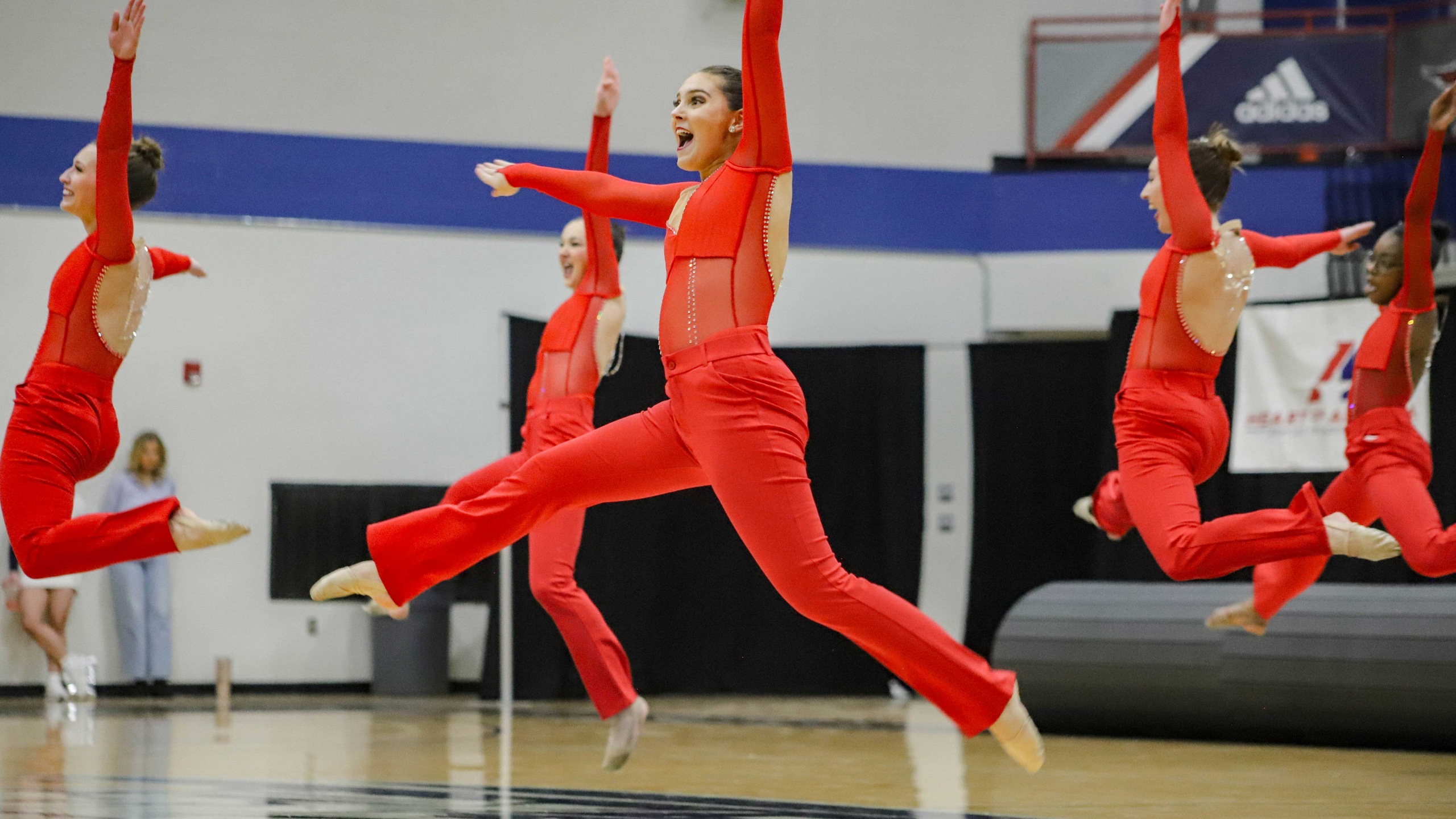 Dance Earns Fifth-Place Finish at Heart Championship, Two Dancers Named All-Conference