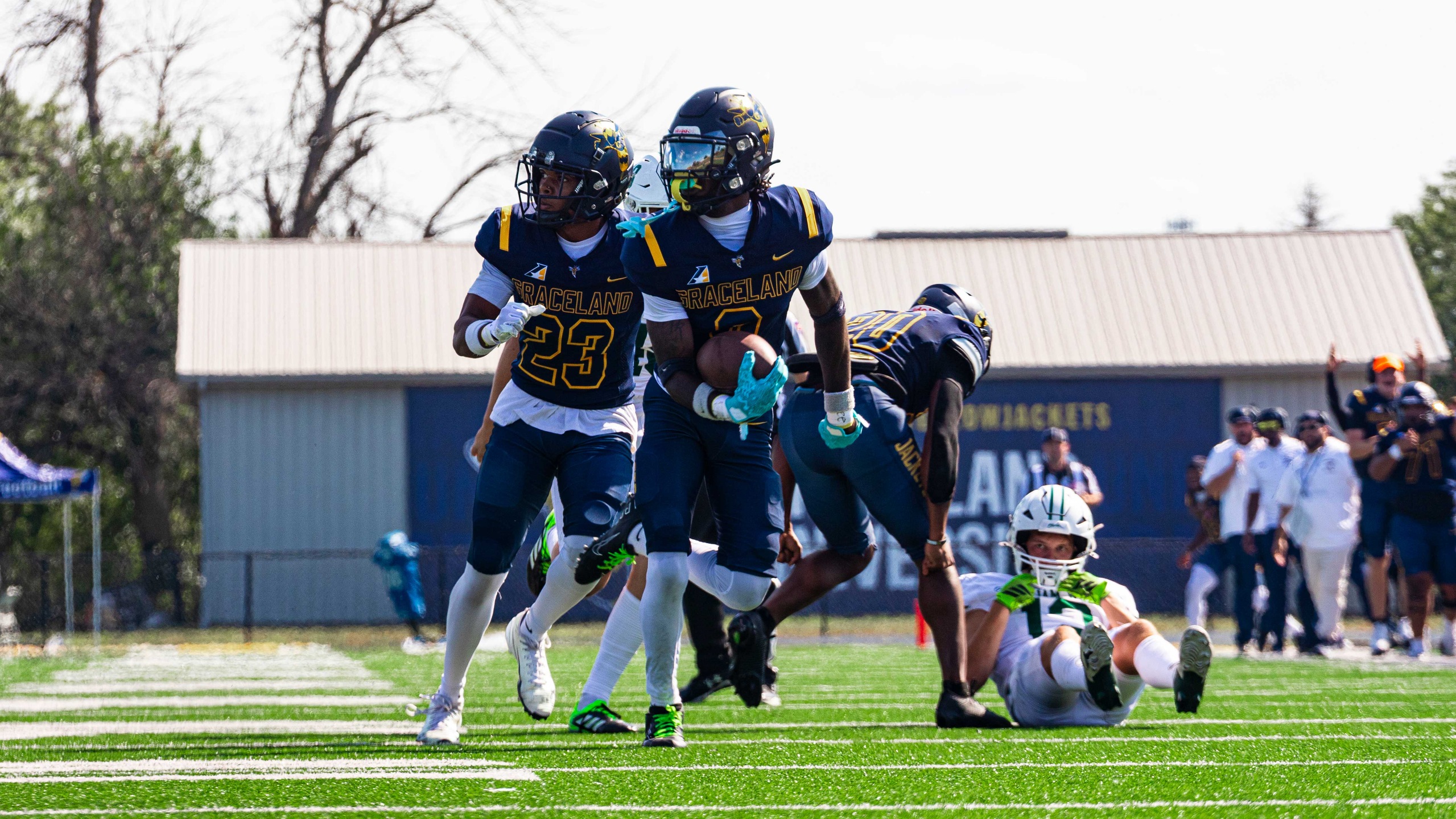 Yellowjackets Soar Past Missouri Baptist in Lightning-Shortened Road Victory