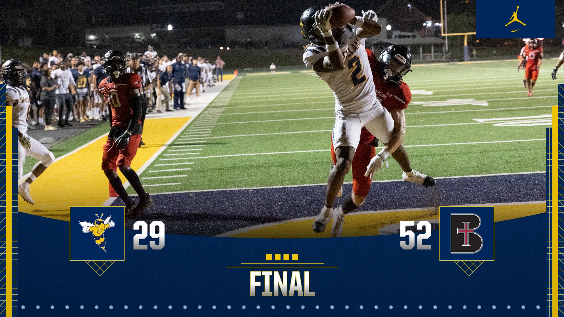 Football Falls at #4 Benedictine in Heart Opener Despite Strong First Half