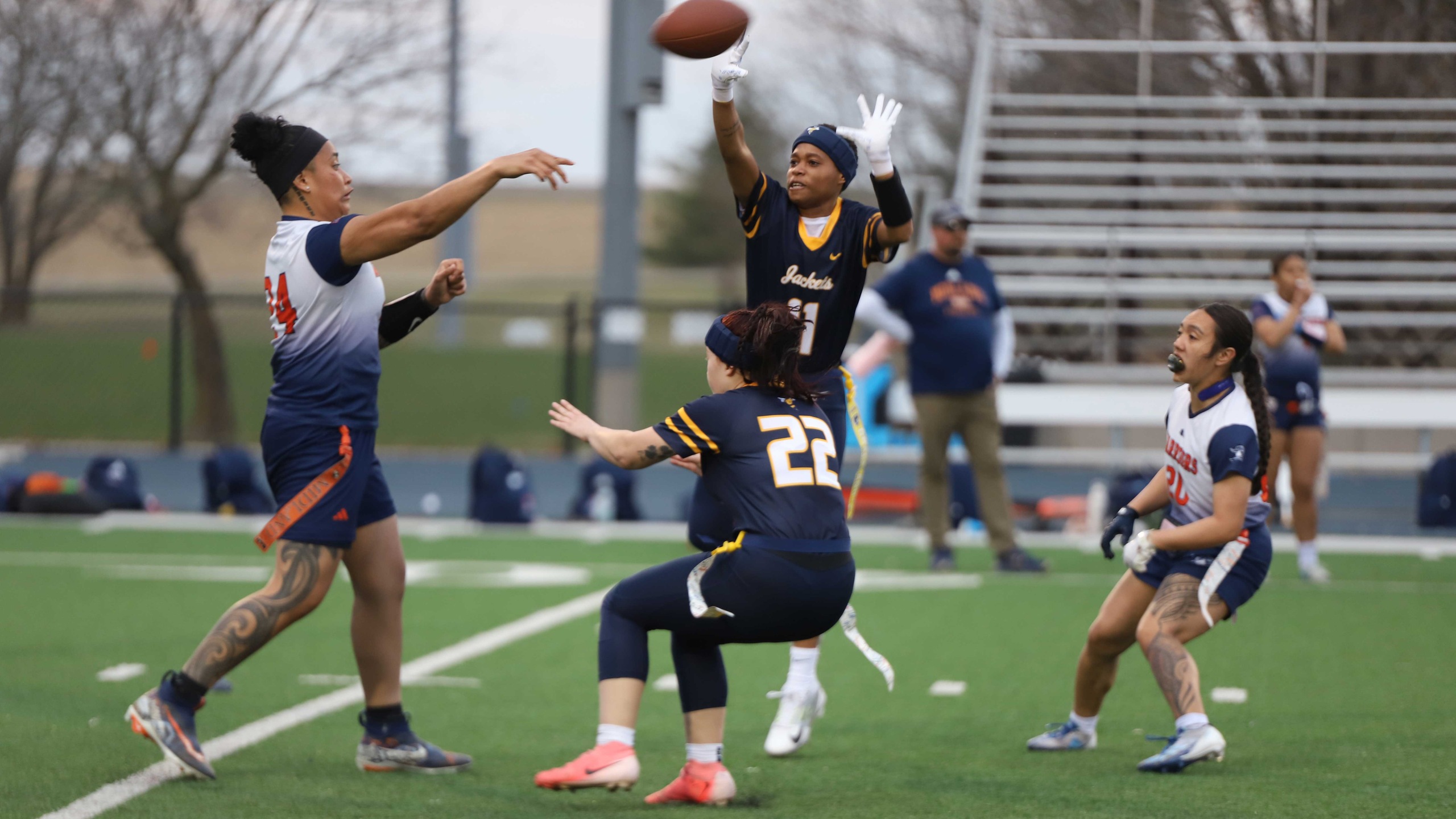 Graceland Flag Football Sweeps Inaugural Spring Sting Showdown