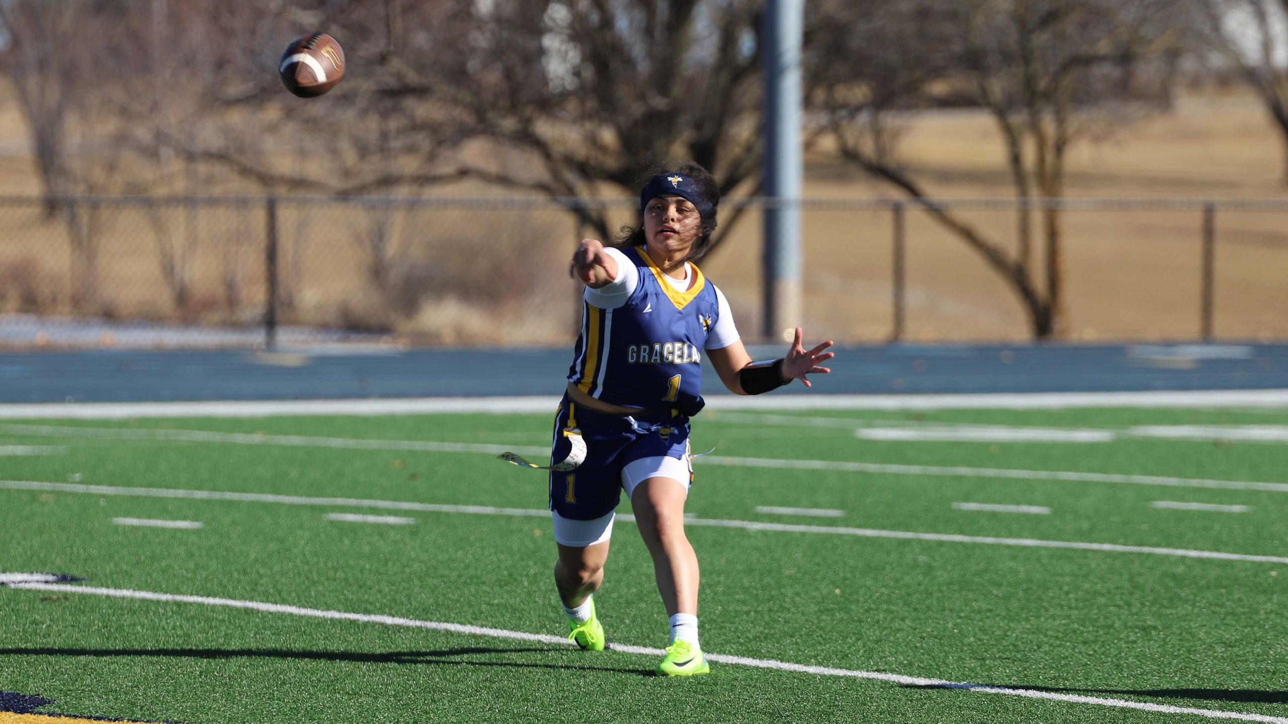 Graceland Flag Football Battles Hard but Falls Short Against Southwestern