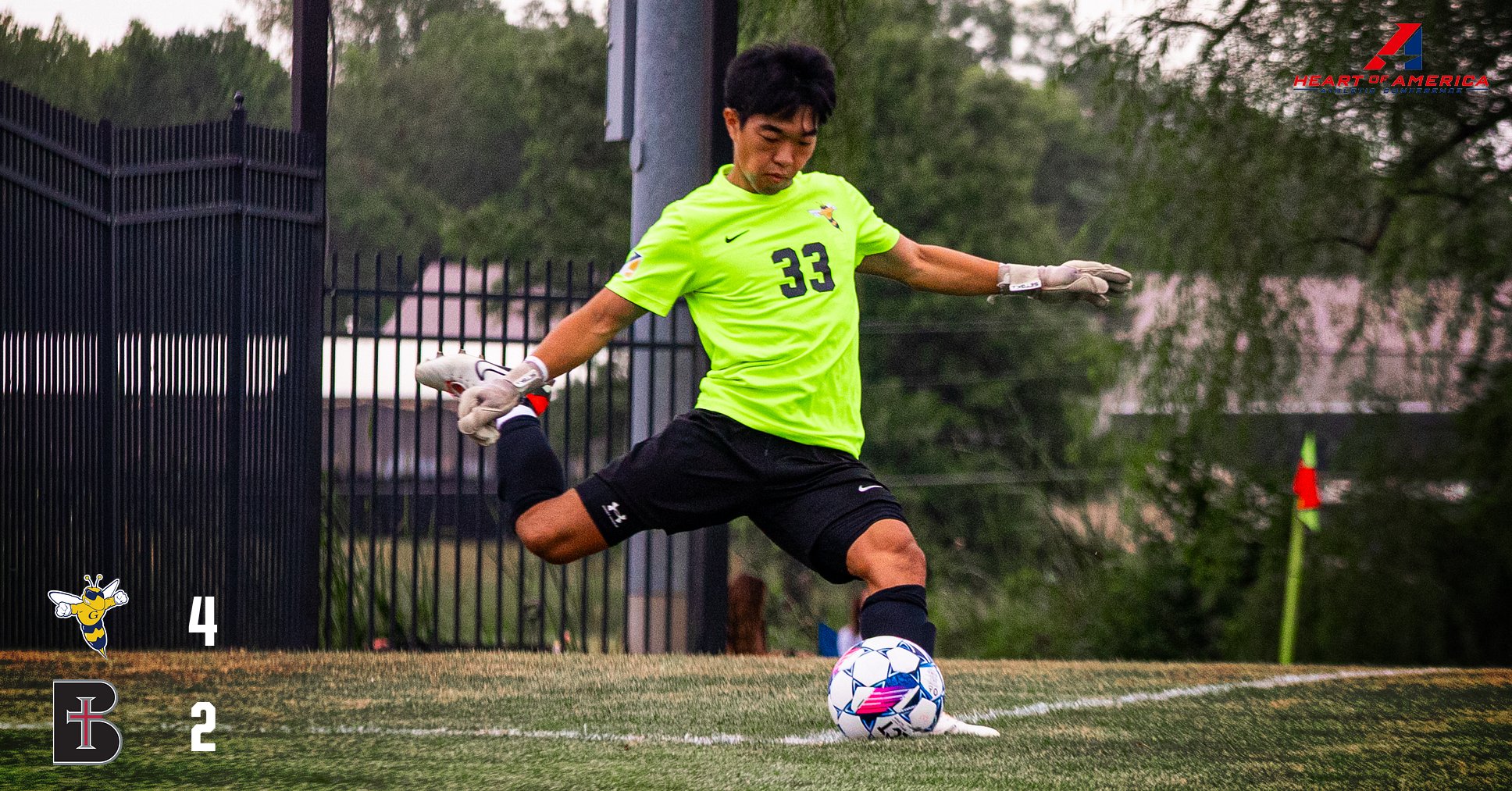 Graceland Men&rsquo;s Soccer Tops Benedictine, Hands Ravens First Loss of the Season