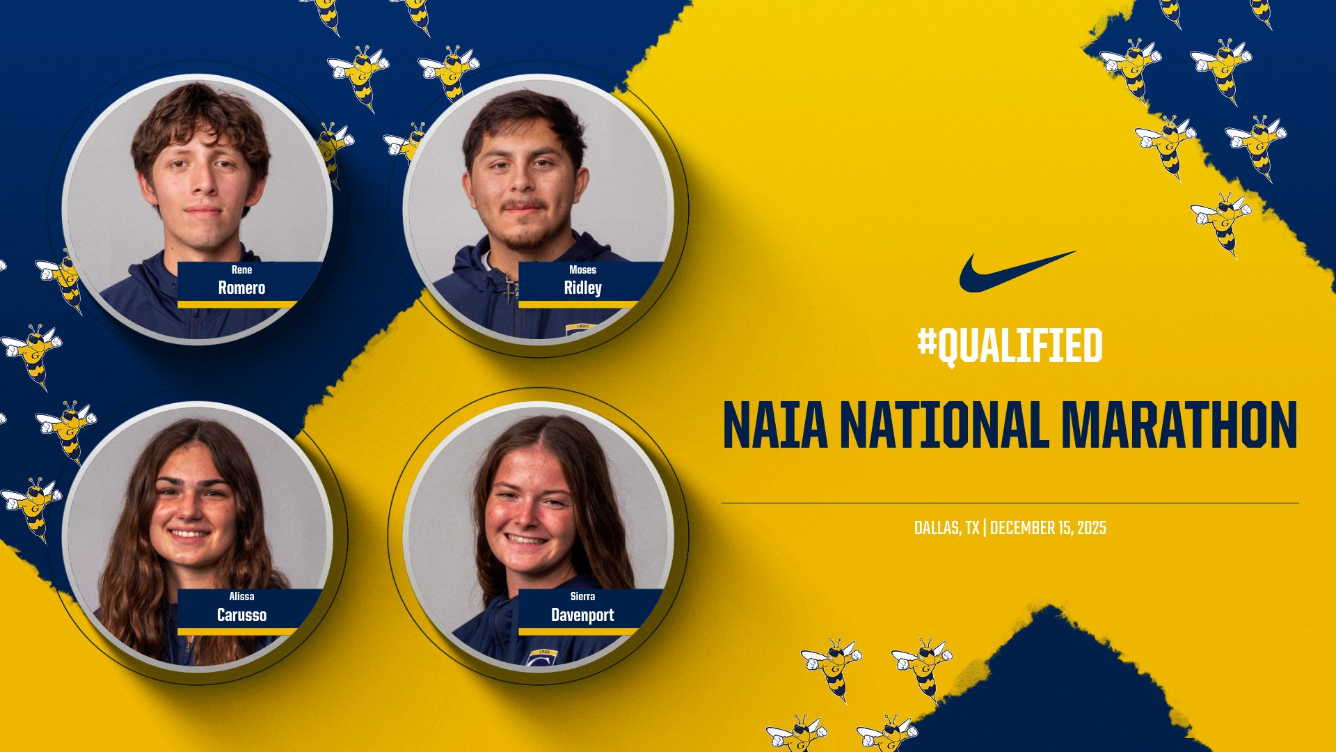 Four Graceland Runners Qualify for NAIA National Marathon