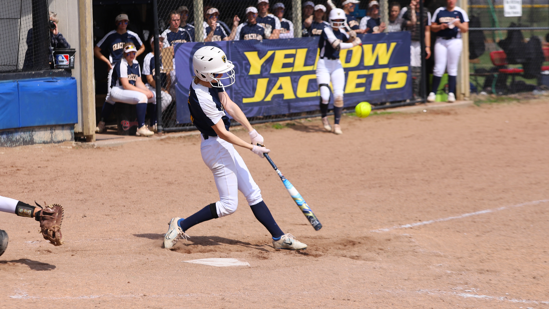 Softball Takes Game One in Double Header Against Park