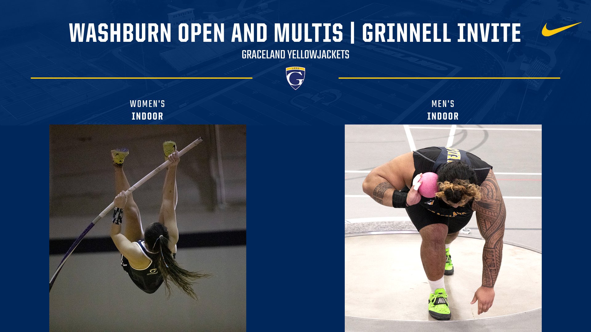 Graceland Track and Field Competes at Washburn Open and Grinnell Invite